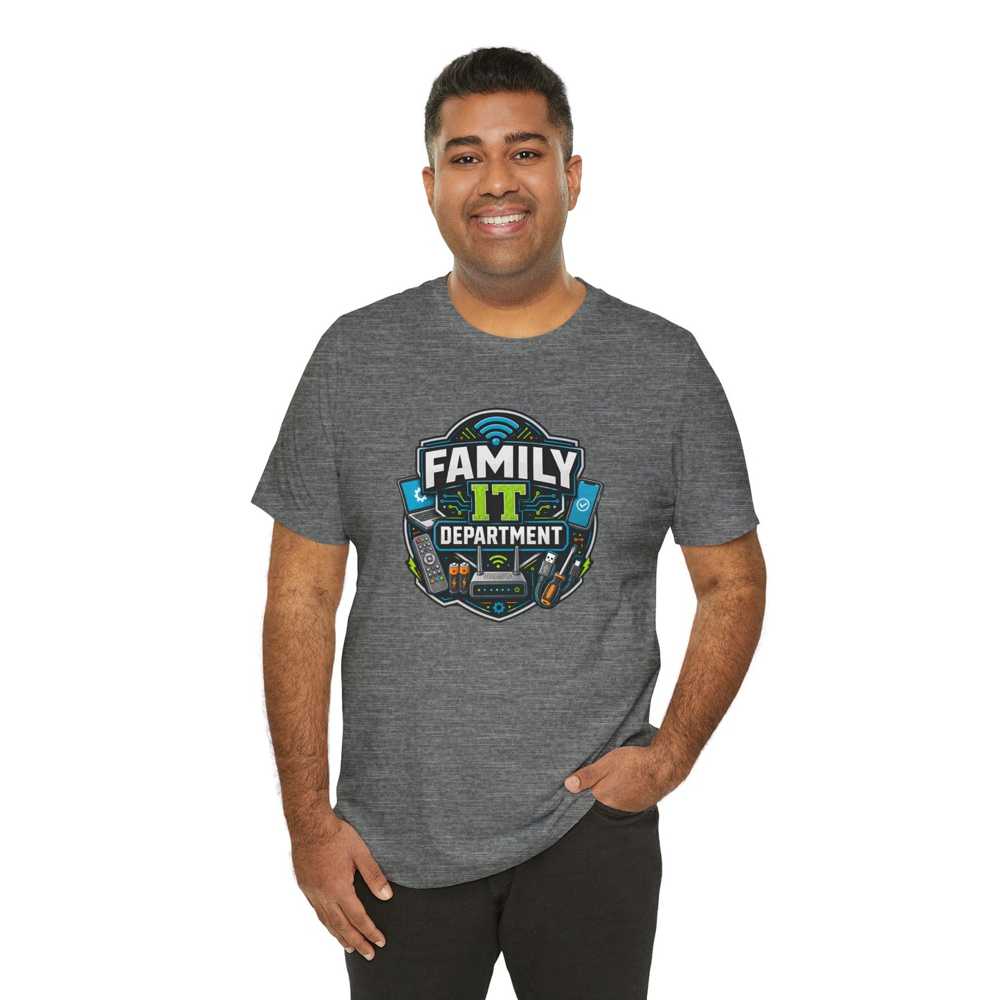 Family IT Department T-Shirt – Funny Household Tech Support Tee