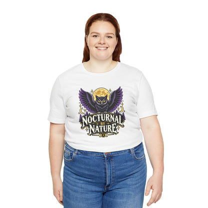 Nocturnal by Nature T-Shirt – Moonlit Owl Graphic Tee