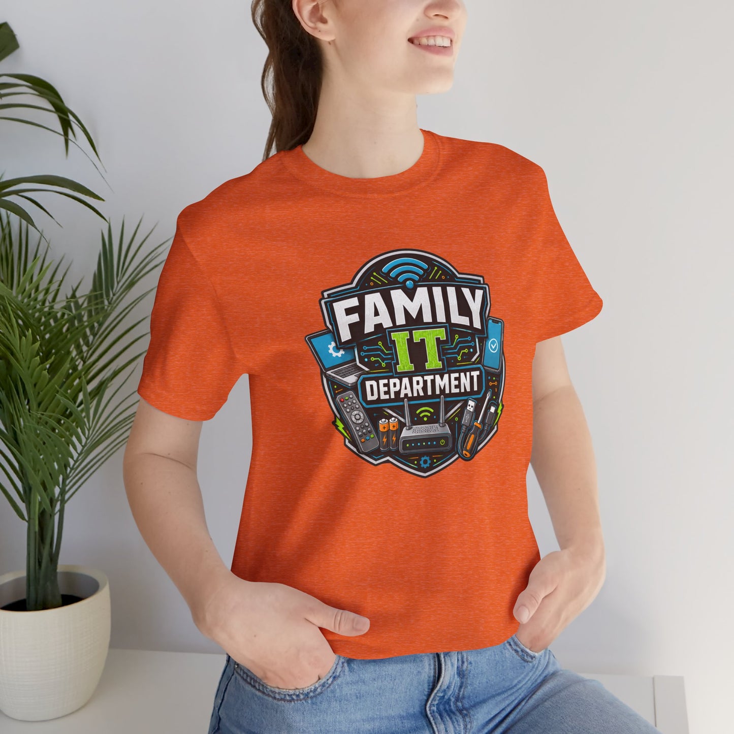 Family IT Department T-Shirt – Funny Household Tech Support Tee