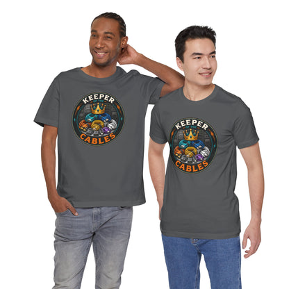 Keeper of the Cables T-Shirt – Funny Tech Dad Cable Tee