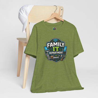 Family IT Department T-Shirt – Funny Household Tech Support Tee