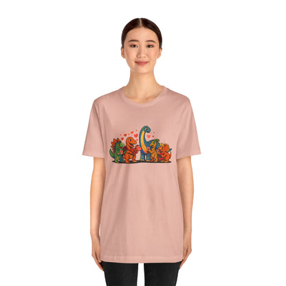 Dinosaur Valentines T-Shirt – Cute Dino Valentine’s Day Tee