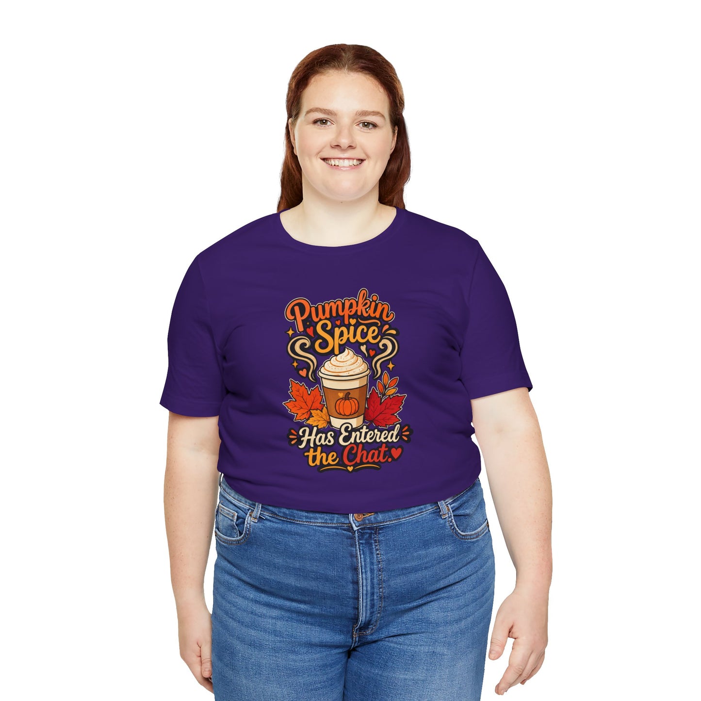 Pumpkin Spice Has Entered the Chat T-shirt - Funny Fall Coffee Tee