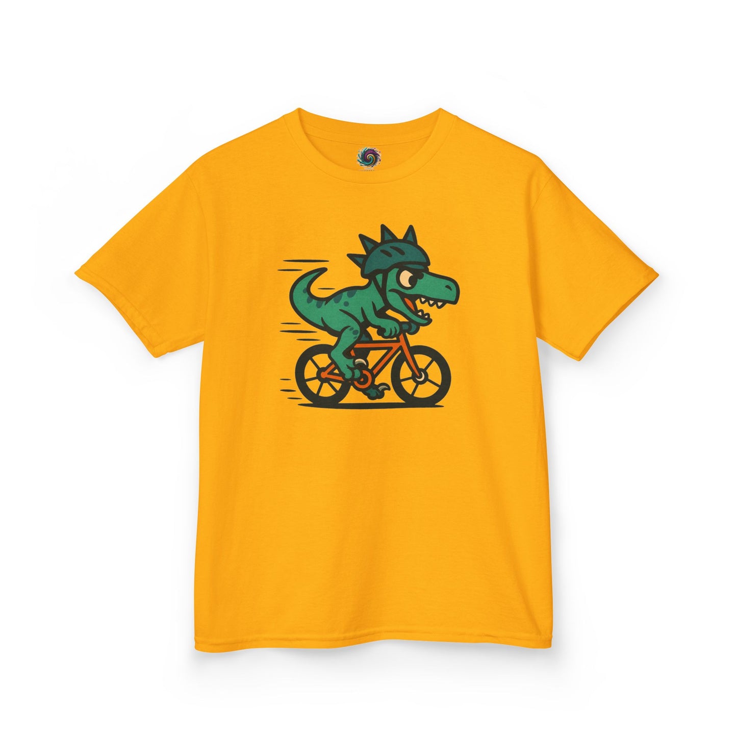 Kids Velociraptor Bike T-Shirt – Funny Dino Velo Tee
