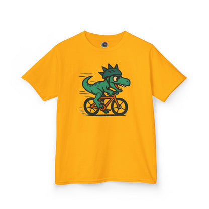 Kids Velociraptor Bike T-Shirt – Funny Dino Velo Tee