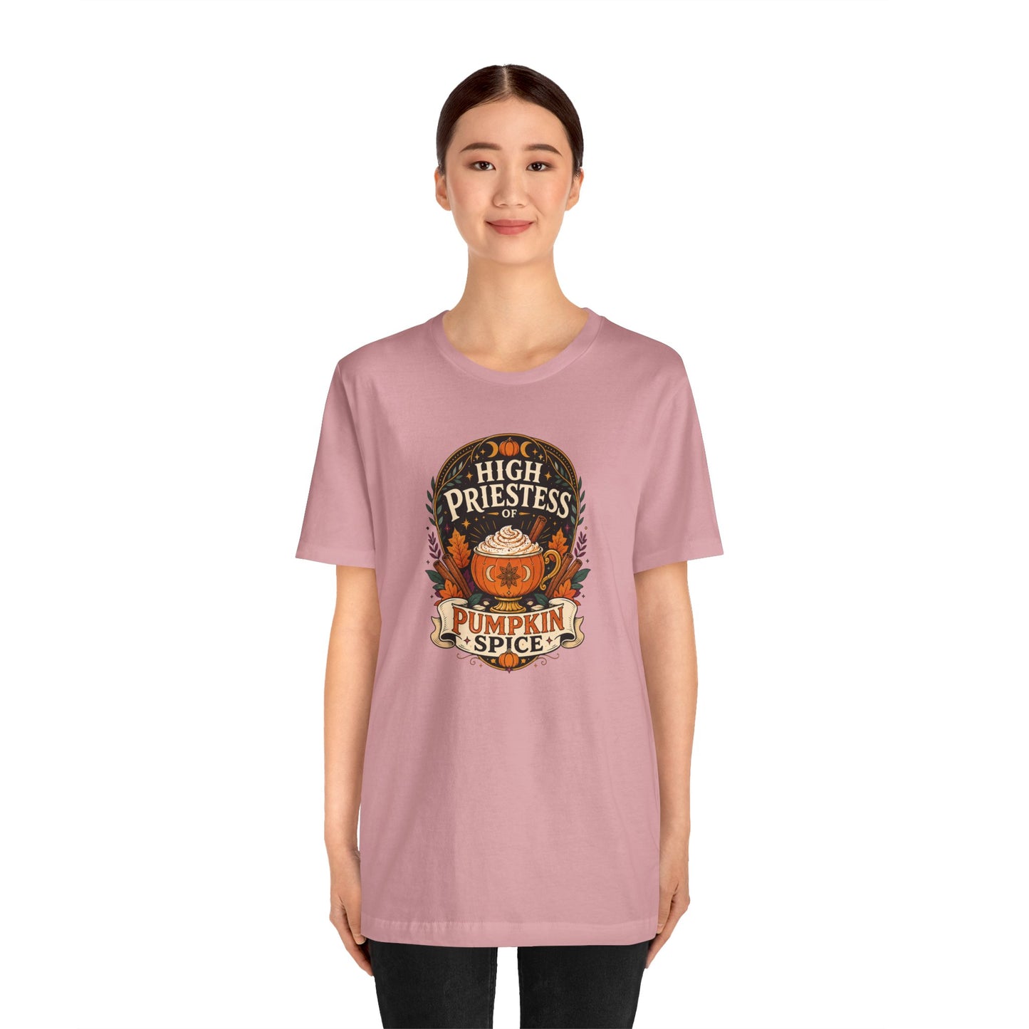 High Priestess of Pumpkin Spice T-Shirt – Funny Fall Tee