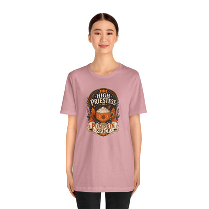 High Priestess of Pumpkin Spice T-Shirt – Funny Fall Tee