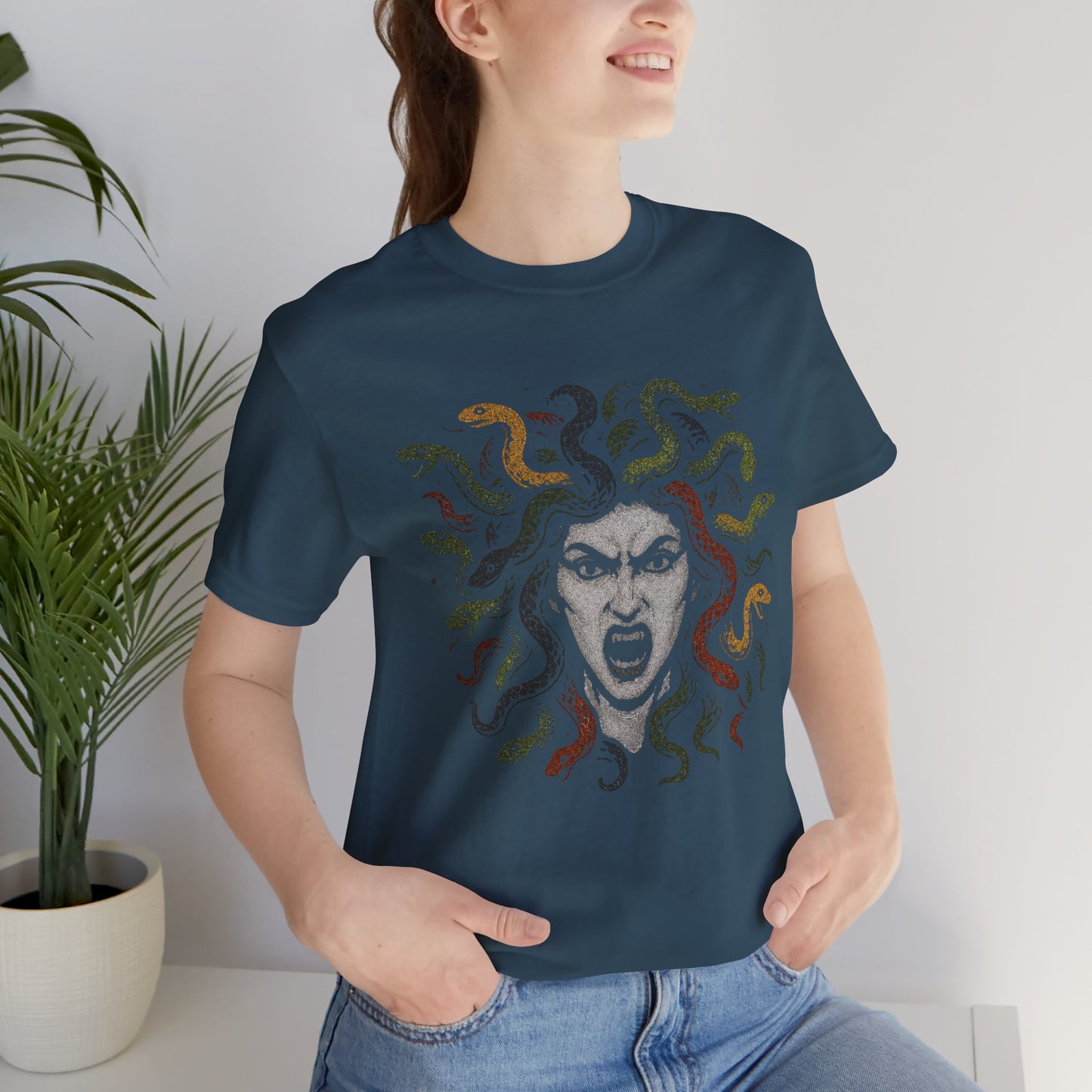 Medusa T-Shirt – Greek Mythology Gorgon Graphic Tee