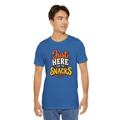 Just Here for the Snacks T-Shirt – Funny Halloween Foodie Tee