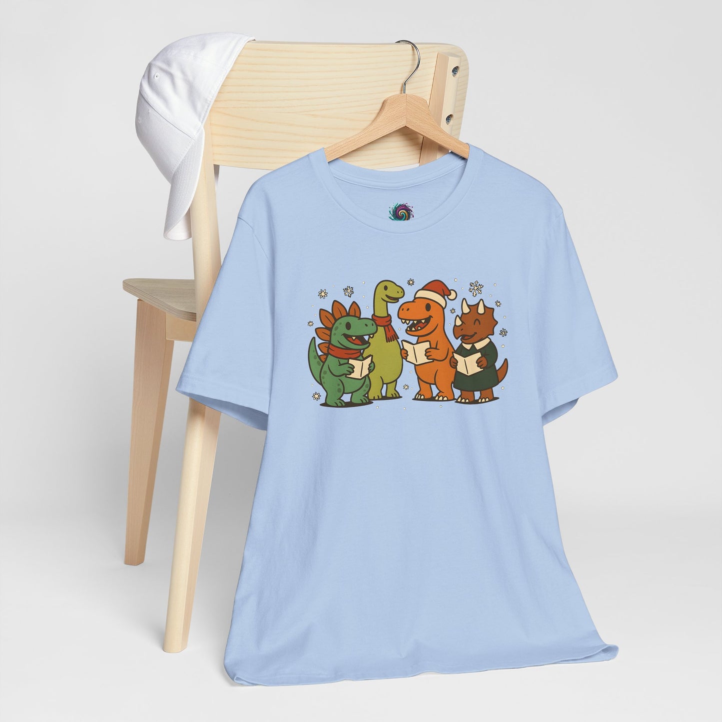 Dinosaur Carolers T-Shirt – Cute Dino Christmas Singing Tee