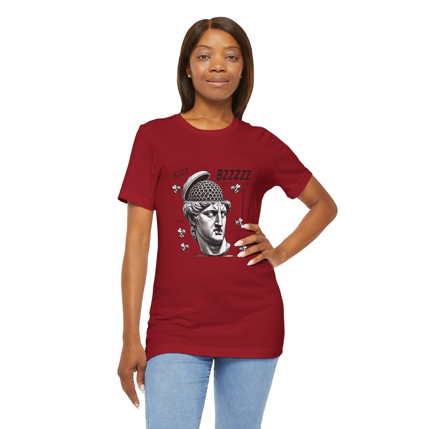 Hive Mind T-Shirt – Surreal Bee Group Think Parody Tee