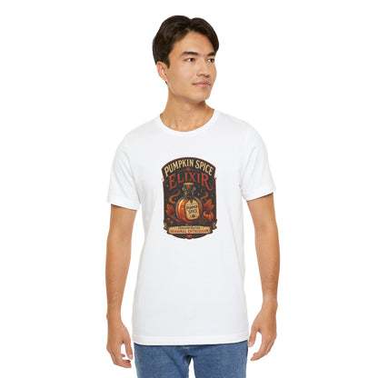 Pumpkin Spice Elixir T-Shirt – Funny Witchy Fall Coffee Tee