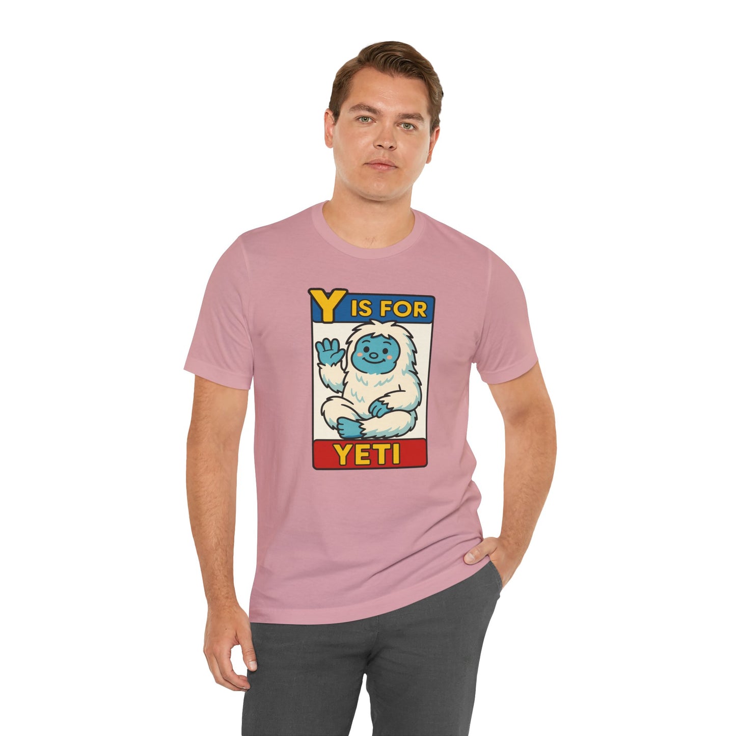 Y Is for Yeti T-Shirt – Cute Winter Monster Tee from the Monster Alphabet Series