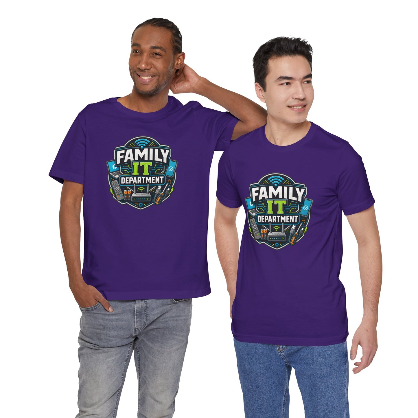 Family IT Department T-Shirt – Funny Household Tech Support Tee