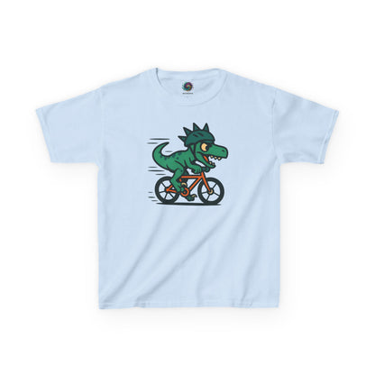 Kids Velociraptor Bike T-Shirt – Funny Dino Velo Tee