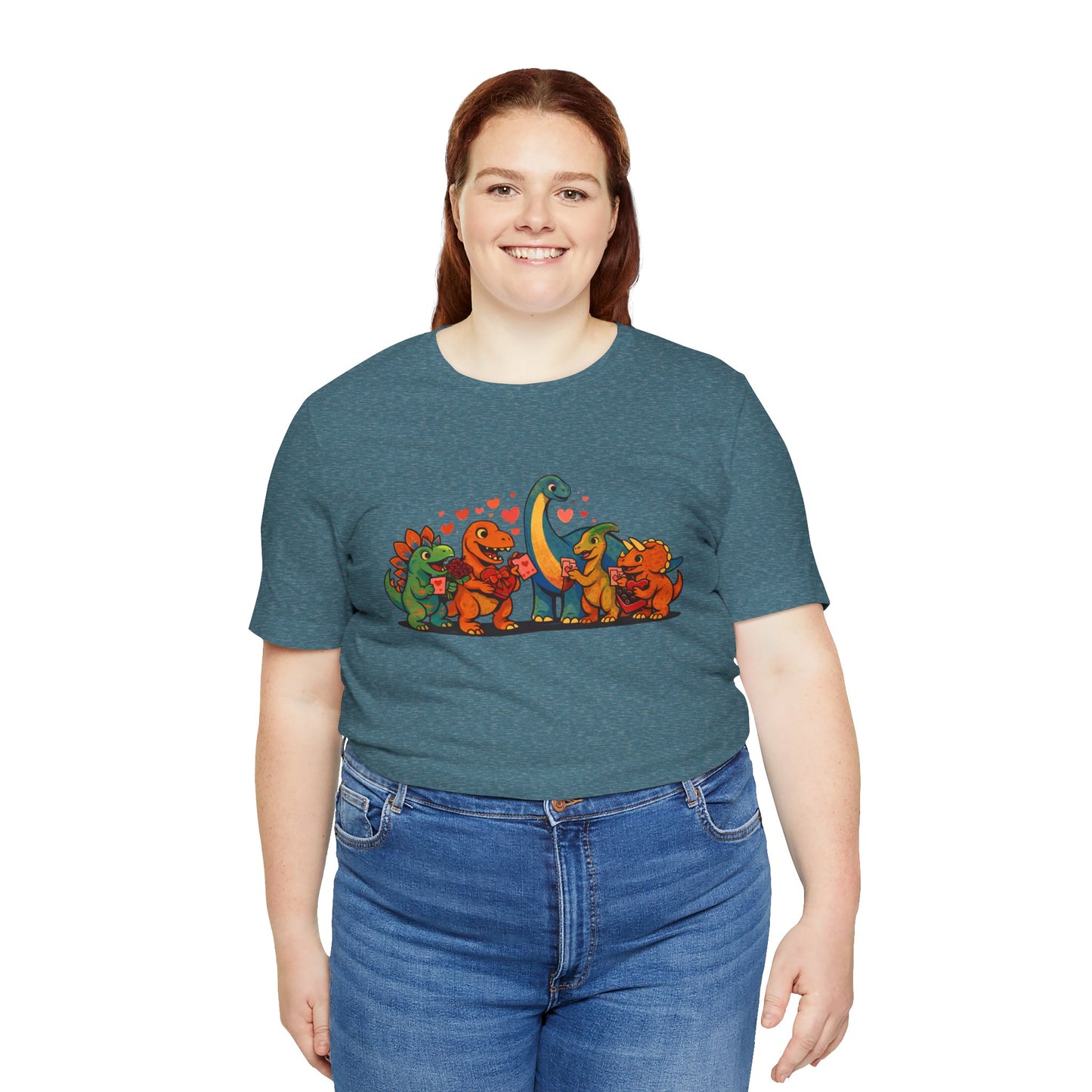 Dinosaur Valentines T-Shirt – Cute Dino Valentine’s Day Tee