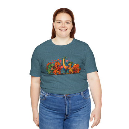 Dinosaur Valentines T-Shirt – Cute Dino Valentine’s Day Tee