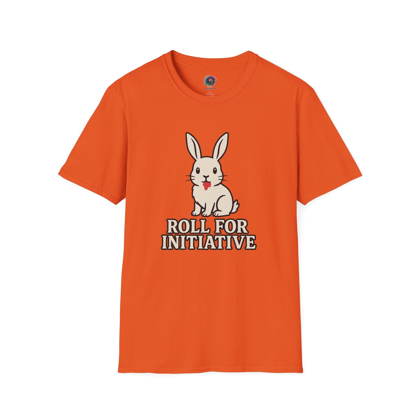 Roll for Initiative T-Shirt – Killer Bunny Humor Gaming Tee
