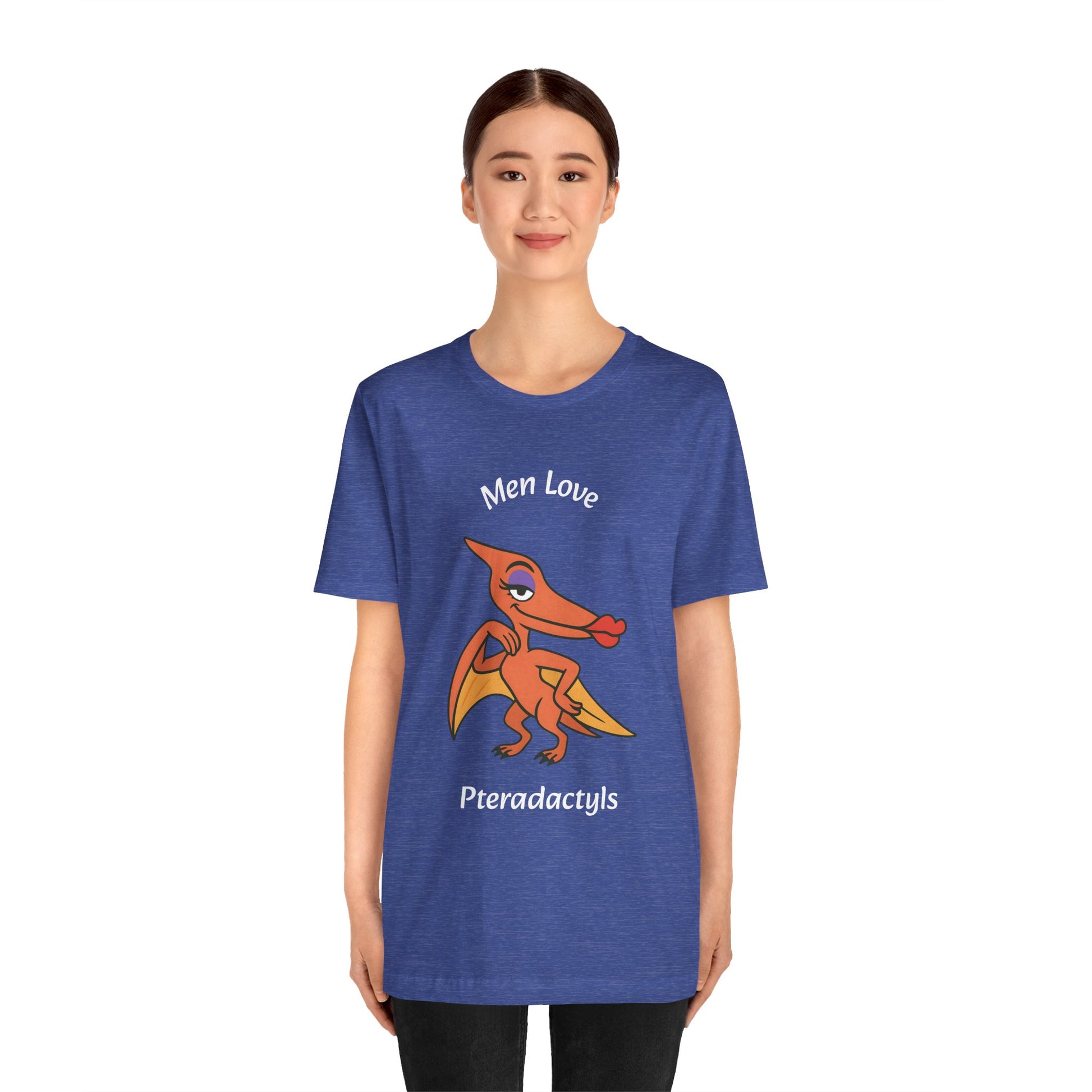 Men Love Pterodactyls Tee – Funny Dinosaur Graphic Shirt - WhimSpin - https://whimspin.com