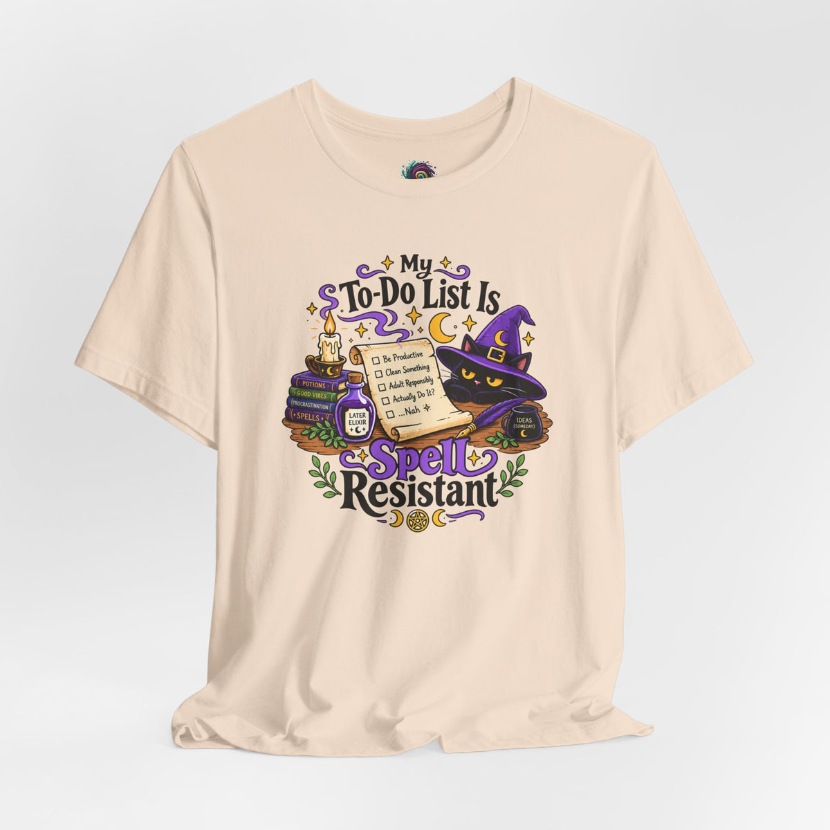 My To-Do List Is Spell Resistant T-Shirt – Funny Witchy ADHD Tee