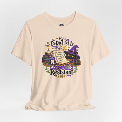 My To-Do List Is Spell Resistant T-Shirt – Funny Witchy ADHD Tee