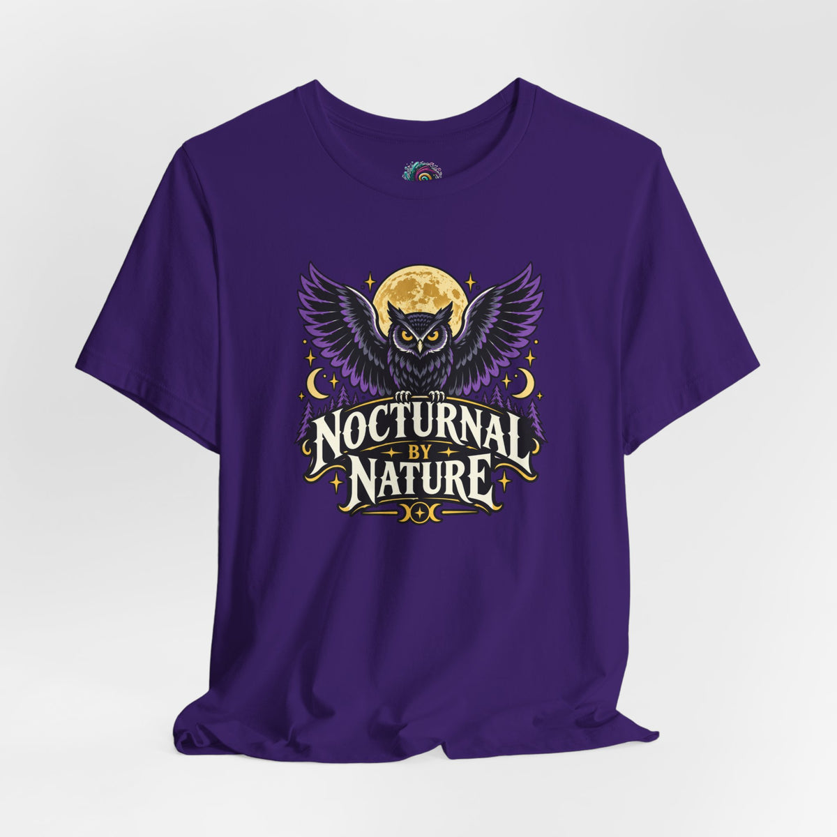 Nocturnal by Nature T-Shirt – Moonlit Owl Graphic Tee