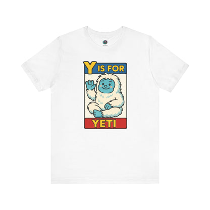 Y Is for Yeti T-Shirt – Cute Winter Monster Tee from the Monster Alphabet Series