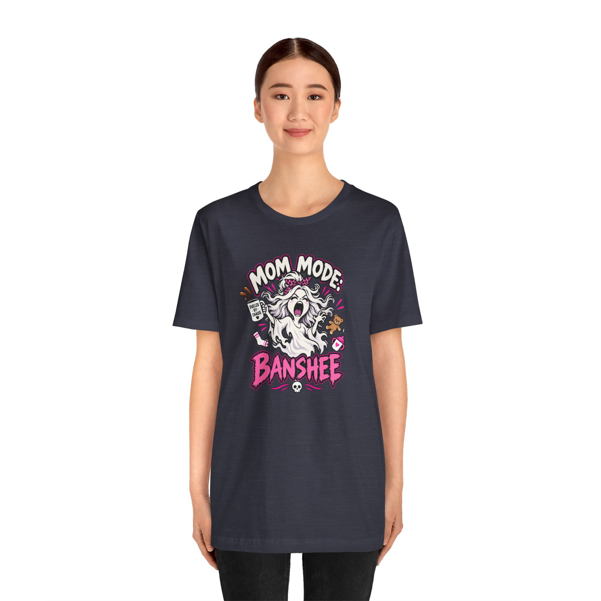 Mom Mode Banshee T-Shirt – Funny Chaotic Mom Halloween Tee