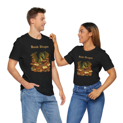 Book Dragon T-Shirt – Funny Book Lover Shirt & Gifts for Readers