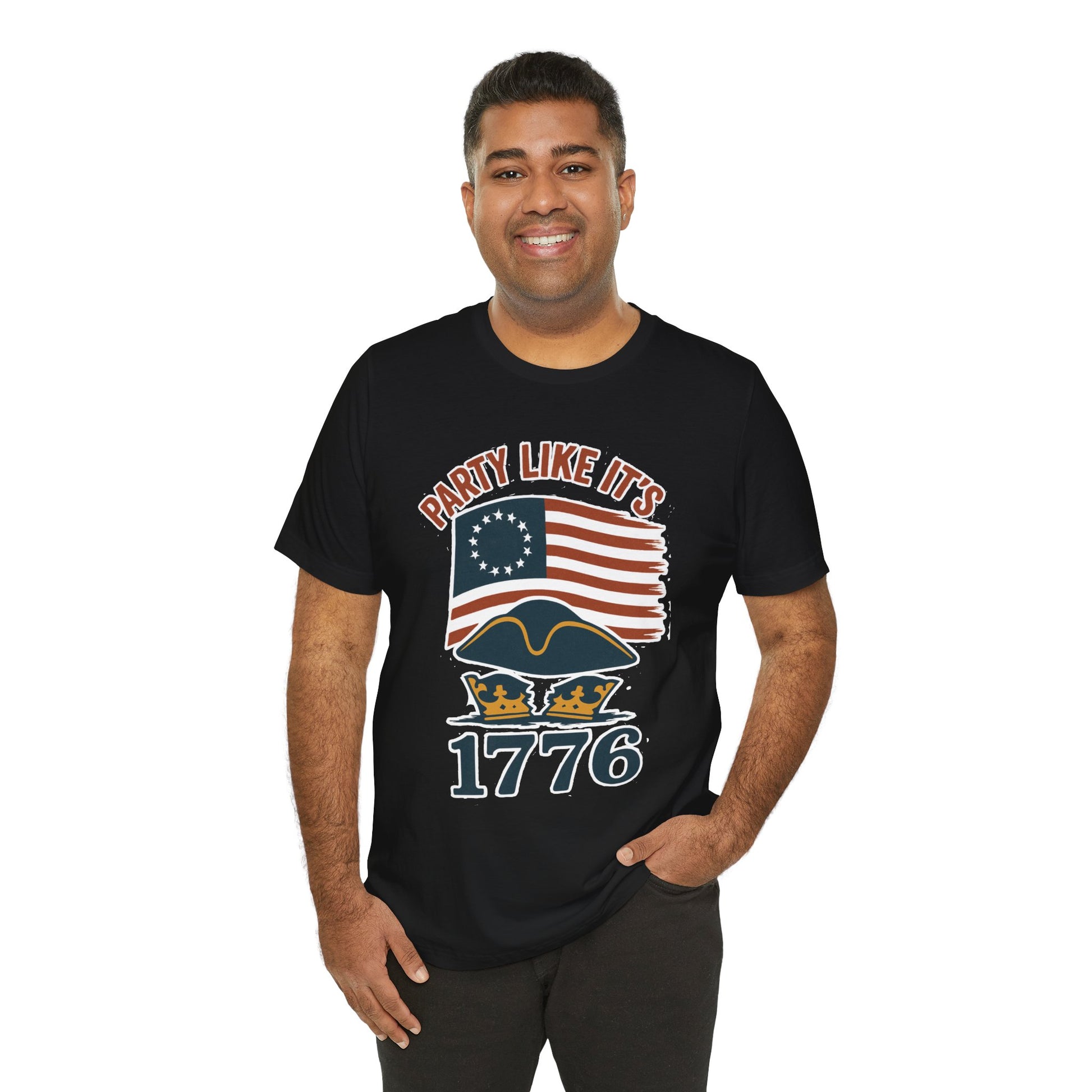 Party Like It’s 1776 T-Shirt – Revolutionary Spirit USA Tee - WhimSpin - https://whimspin.com