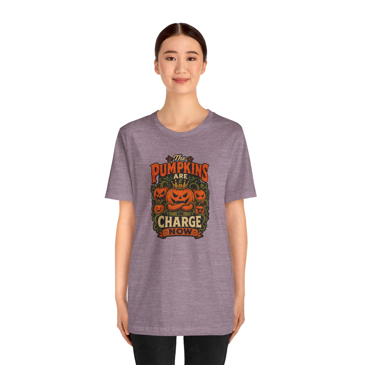 The Pumpkins Are in Charge Now T-Shirt – Funny Halloween Fall Tee