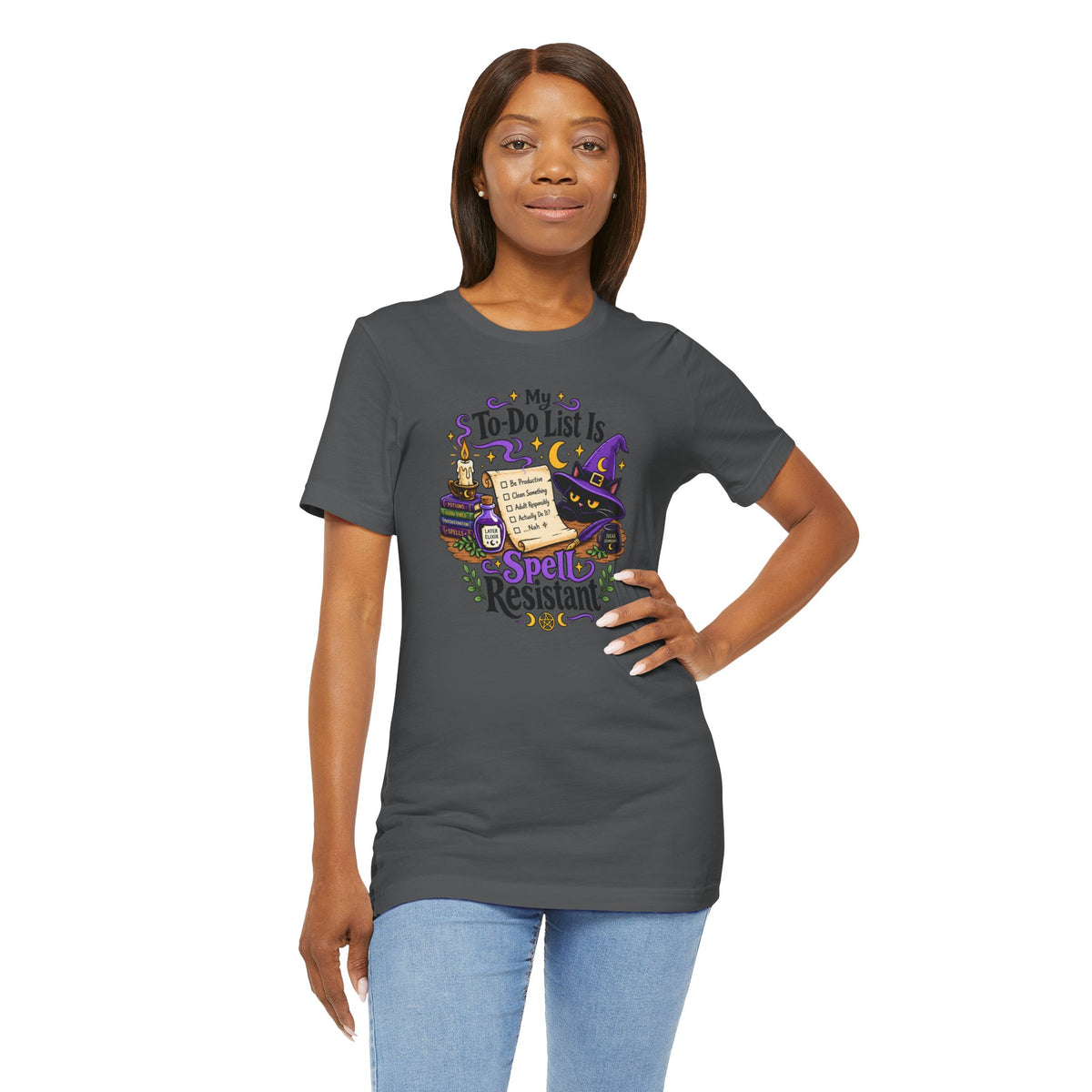 My To-Do List Is Spell Resistant T-Shirt – Funny Witchy ADHD Tee