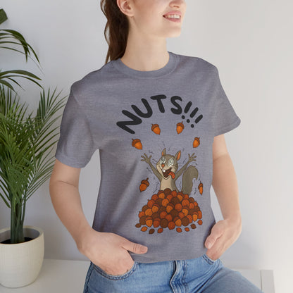 Crazy Squirrel Shirt – Funny Squirrel Nuts T-Shirt for Quirky Style