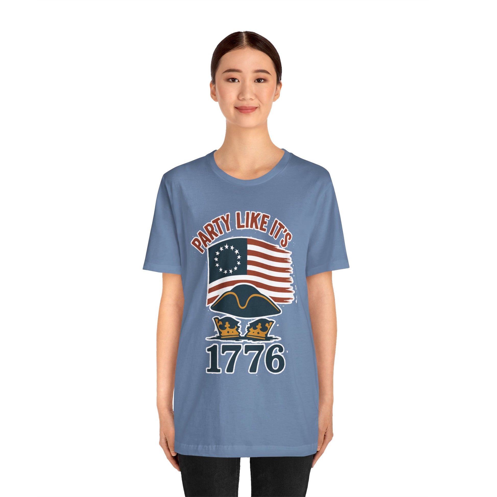 Party Like It’s 1776 T-Shirt – Revolutionary Spirit USA Tee - WhimSpin - https://whimspin.com