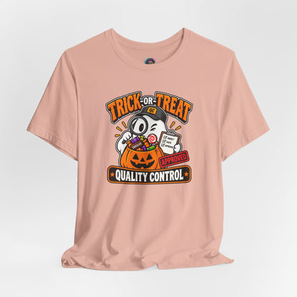 Trick-or-Treat Quality Control T-Shirt – Funny Halloween Candy Tee