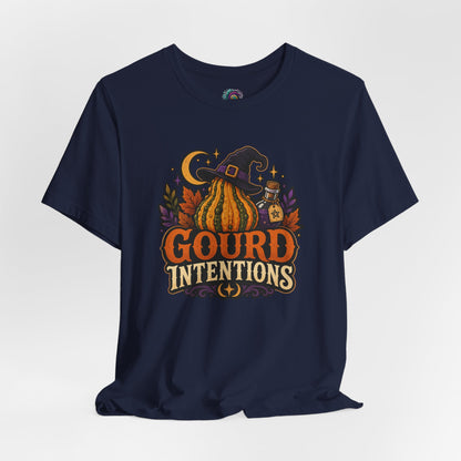 Gourd Intentions T-Shirt – Funny Witchy Fall Pumpkin Tee
