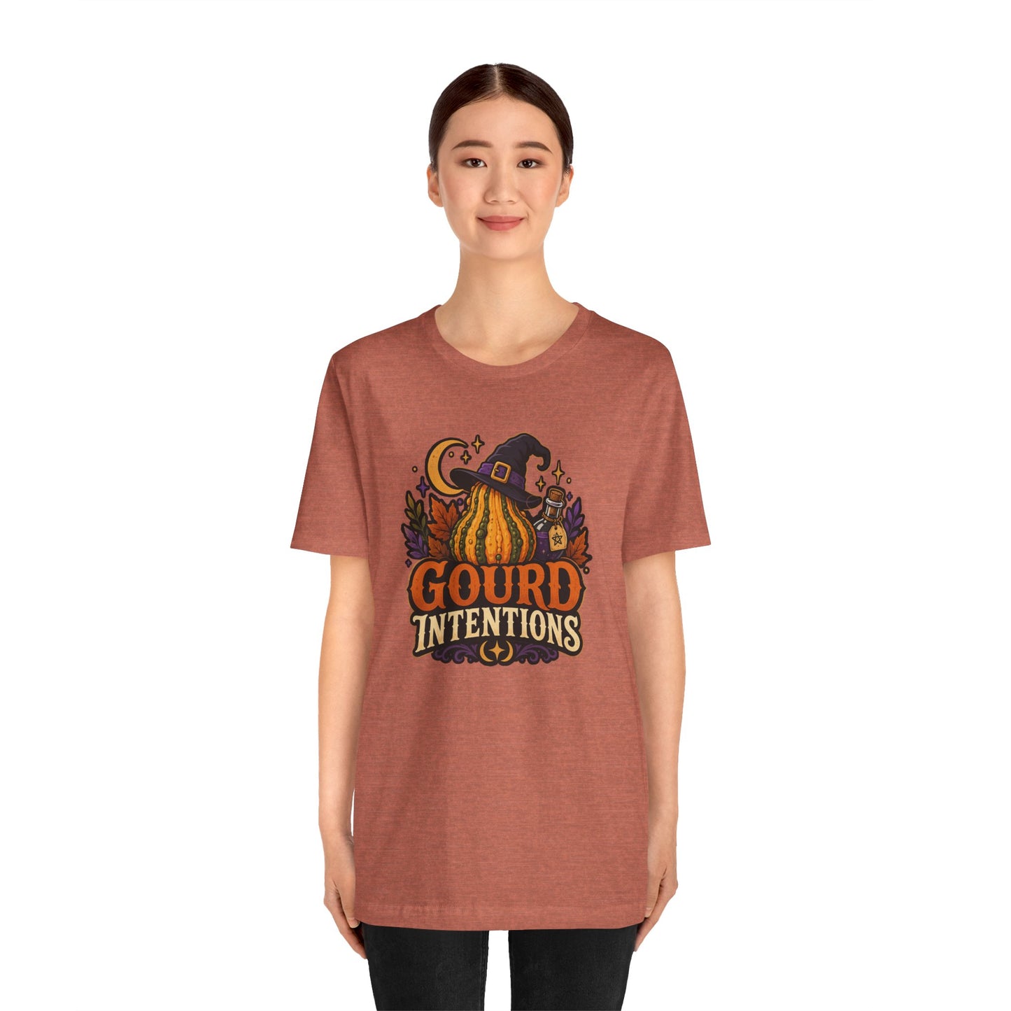 Gourd Intentions T-Shirt – Funny Witchy Fall Pumpkin Tee