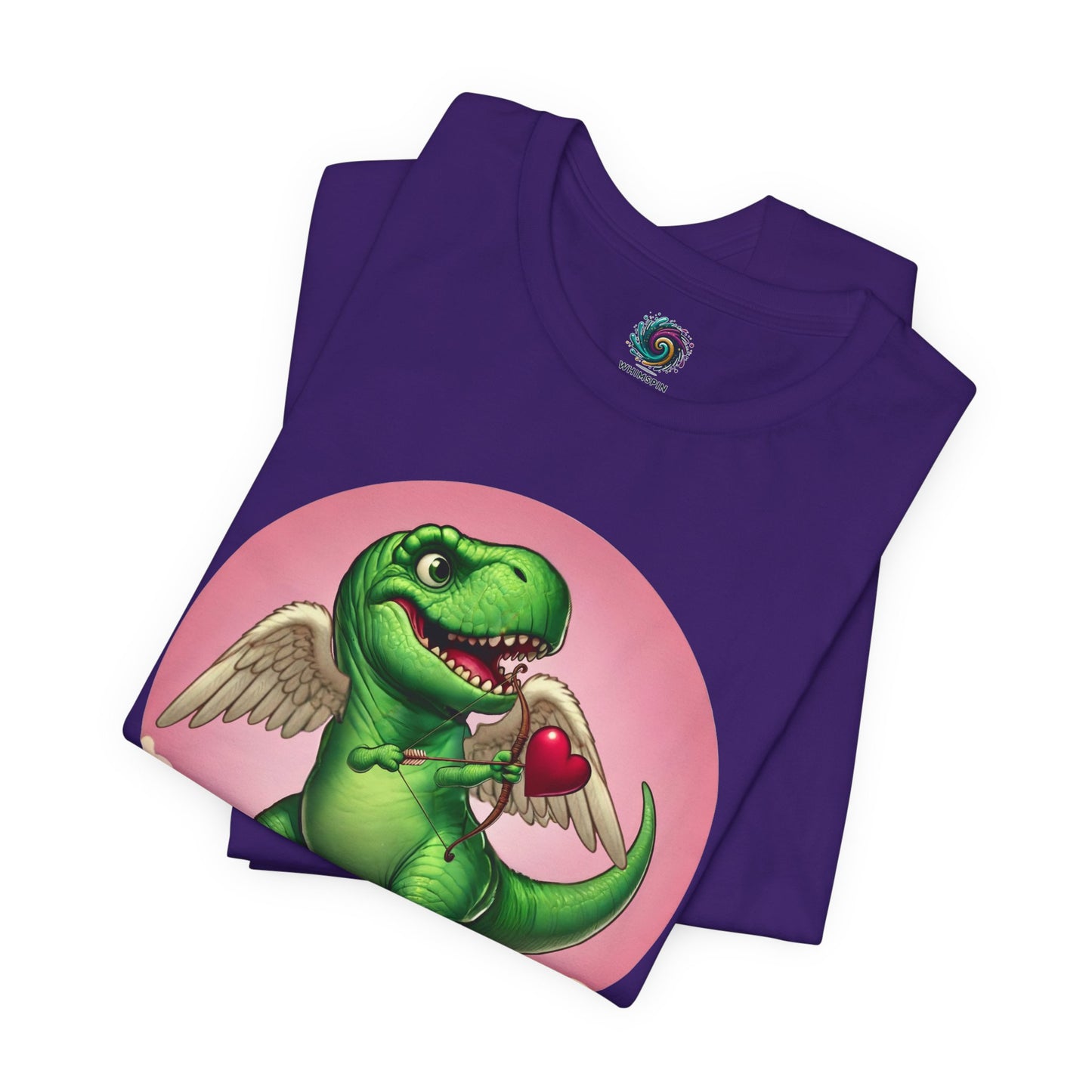 Cupidsaurus Rex T-Shirt – Funny Dinosaur Cupid Valentine’s Day Tee