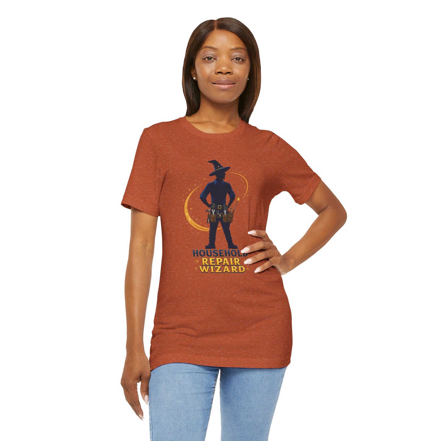 Household Repair Wizard T-Shirt – Funny Handy Dad Tee