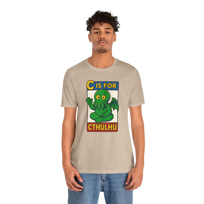 C is for Cthulhu Graphic Tee – Funny Cthulhu Shirt