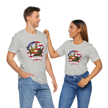 No Kings Protest T-Shirt – Anti-Authoritarian Democracy Graphic Tee