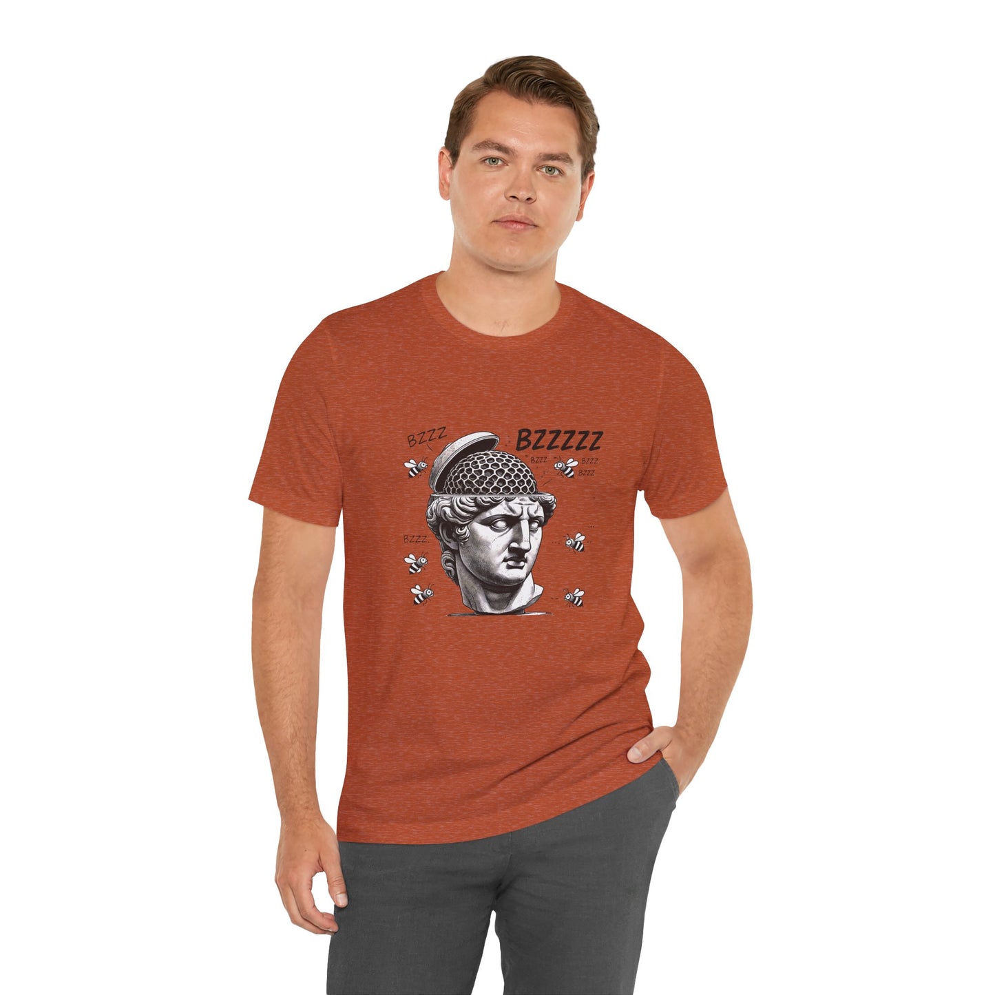 Hive Mind T-Shirt – Surreal Bee Group Think Parody Tee