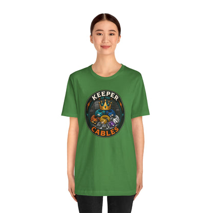 Keeper of the Cables T-Shirt – Funny Tech Dad Cable Tee