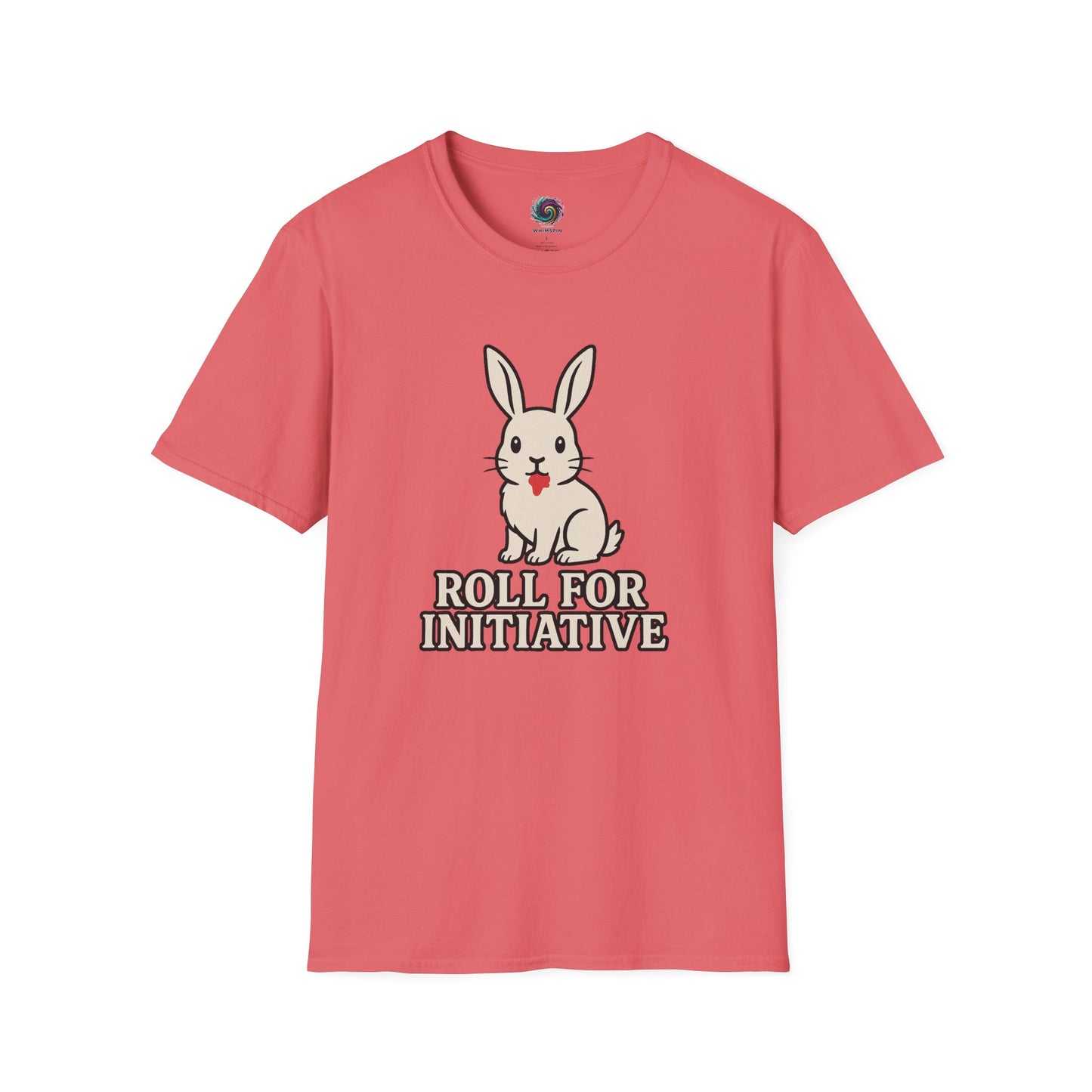 Roll for Initiative T-Shirt – Killer Bunny Humor Gaming Tee