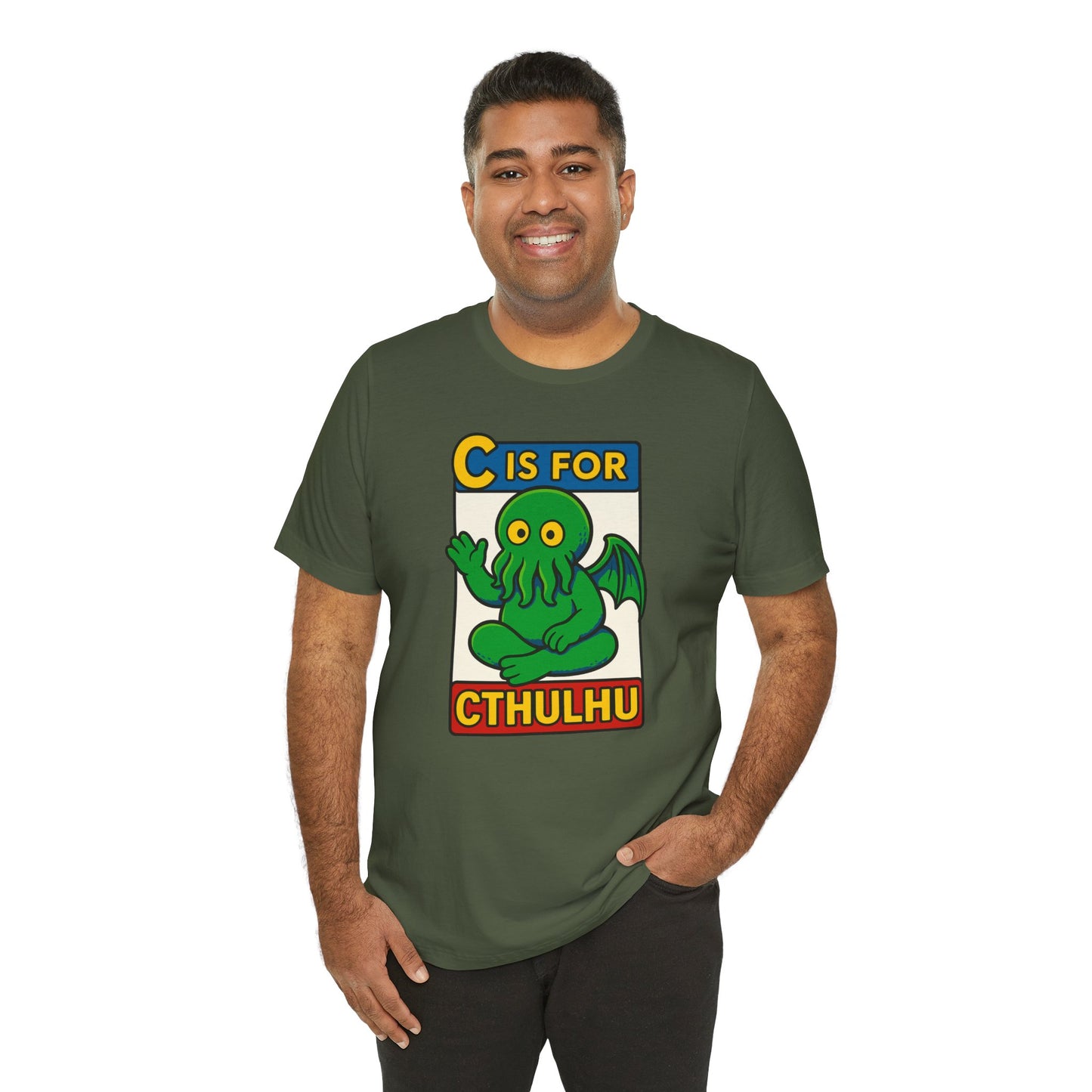 C is for Cthulhu Graphic Tee – Funny Cthulhu Shirt