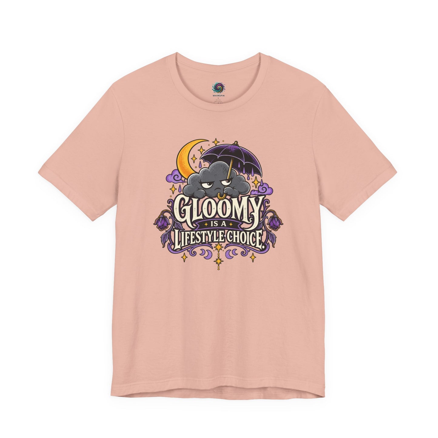 Gloomy Is a Lifestyle Choice T-Shirt – Funny Goth Halloween Tee