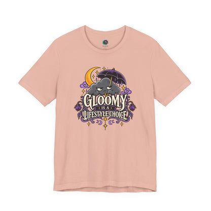 Gloomy Is a Lifestyle Choice T-Shirt – Funny Goth Halloween Tee