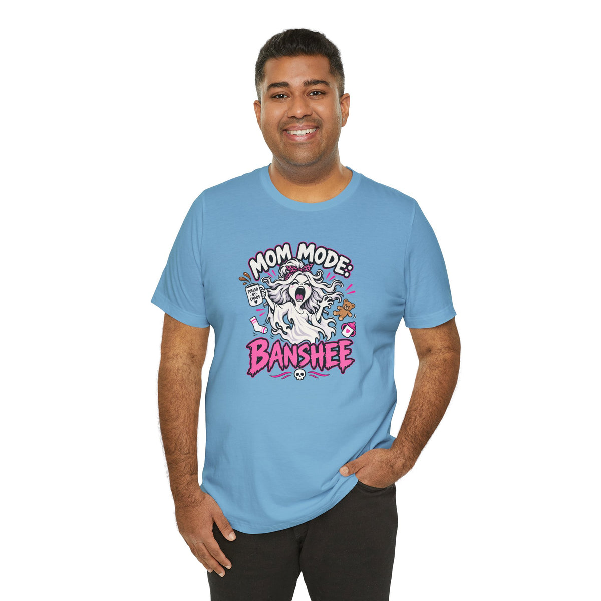 Mom Mode Banshee T-Shirt – Funny Chaotic Mom Halloween Tee