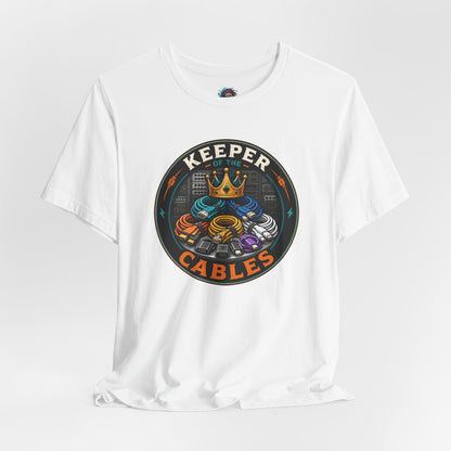 Keeper of the Cables T-Shirt – Funny Tech Dad Cable Tee