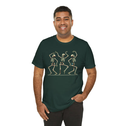 Dancing Skeleton T-Shirt – Funny Halloween Skeleton Shirt for Spooky Season